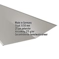 Kilgoot | 490 x 49 cm | Staal 0,50 mm | 25 µm Polyester | 9007 - Grijs aluminiumkleurig #2
