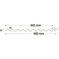 Kunststof profielplaat ReWell | 94/34 | 2,20 mm | Bruin | 2,00 m #8