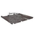 Damwandplaat 45/333 | Dak | Staal 0,50 mm | 35 µm Mattpolyester | 32 - Donkerbruin #2