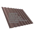 Damwandplaat T20M | Dak | Anti-Drup 700 g/m² | Staal 0,50 mm | 50 µm PURLAK® | 8017 - Chocoladebruin #2