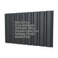 Damwandplaat T20M | Gevel | Staal 0,50 mm | 35 µm Mattpolyester | 7016 - Antracietgrijs #2