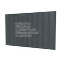 Damwandplaat T7M | Gevel | Staal 0,50 mm | 50 µm PURMAT® | 7016 - Antracietgrijs #2
