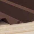 RVS schroeven | Voor montage dal op houten constructie | 6,0 x 40 mm E19 | Chocoladebruin #2