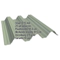 Warmdakplaat T92P | Dak | Staal 0,75 mm | 25 µm Polyester | 6011 - Resedagroen #2
