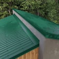Muuraansluiting | 16 x 11,5 cm | 95° | Aluminium 0,70 mm | 25 µm Polyester | 6005 - Mosgroen #5