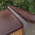 Muuraansluiting | 22 x 15 cm | 95° | Staal 0,63 mm | 25 µm Polyester | 8017 - Chocoladebruin #5