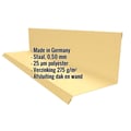Muuraansluiting | Typ 2 | 10 cm x 11 cm x 2,00 m | 90° | Staal 0,50 mm | 25 µm Polyester | 1002 - Zandgeel #2