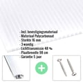 Polycarbonaat kanaalplaat | 16 mm | Profiel A1 | Voordeelpakket | Plaatbreedte 98 cm | Opaal wit | Blueline | Breedte 6,11 m | Lengte 3,50 m #2