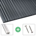 Polycarbonaat kanaalplaat | 16 mm | Profiel A4 | Voordeelpakket | Plaatbreedte 98 cm | Grafiet | X-Structuur | Breedte 3,08 m | Lengte 2,00 m #1