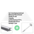 Polycarbonaat kanaalplaat | 16 mm | Profiel ECO | Voordeelpakket | Plaatbreedte 98 cm | Helder | Novalite | Breedte 3,05 m | Lengte 3,00 m #2