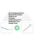 Polycarbonaat kanaalplaat | 16 mm | Profiel Zeven | Voordeelpakket | Plaatbreedte 1,20 m | Helder | X-Structuur | Breedte 3,79 m | Lengte 2,00 m #2