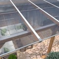 Polycarbonaat kanaalplaat | 16 mm | Profiel Zeven | Voordeelpakket | Plaatbreedte 1,20 m | Helder | X-Structuur | Breedte 3,79 m | Lengte 2,00 m #4