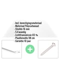 Polycarbonaat kanaalplaat | 16 mm | Profiel Zeven | Voordeelpakket | Plaatbreedte 98 cm | Helder | X-Structuur | Breedte 3,13 m | Lengte 2,00 m #2