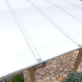 Polycarbonaat kanaalplaat | 16 mm | Profiel Zeven | Voordeelpakket | Plaatbreedte 98 cm | Opaal wit | X-Structuur | Breedte 3,13 m | Lengte 2,00 m #4