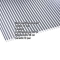 Polycarbonaat kanaalplaat | 16 mm | Breedte 98 cm | Helder / antraciet gestreept | Dubbelzijdige UV-bescherming | #2