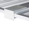 Profielafsluithoeken | Voor 16 mm platen in profiel Zeven | Aluminium | Breedte 7 cm | Wit #2