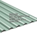 PVC profielplaat SINTRA | 77/18 | 1,20 mm | Groen metallic | 4,50 m #2