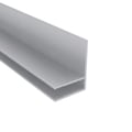 Randafsluitprofiel | 10 mm | Aluminium | Blank | Lengte 6,00 m #1