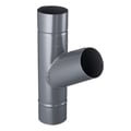 Regen T-stuk 60° | Staal | Ø 90 mm | 7024 - Grafietgrijs #1