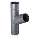 Regen T-stuk 60° | Staal | Ø 120 mm | 7024 - Grafietgrijs #1