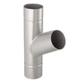 Regen T-stuk 60° | Staal | Ø 120 mm | 9007 - Grijs aluminiumkleurig #1