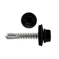 RVS schroeven | Voor montage dal op houten constructie | 4,8 x 35 mm D14 | Gitzwart #1