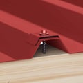 RVS schroeven | Voor montage profieltop op houten constructie | 6,5 x 50 mm D22 | Bruinrood #2