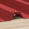 RVS schroeven | Voor montage profieltop op houten constructie | 6,5 x 80 mm D16 | Bruinrood #2