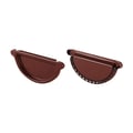 Stalen dakgoot voordeelpakket 4,00 m | Ø 125/90 mm | 8017 - Chocoladebruin #4