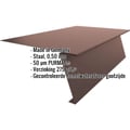 Startprofiel | Voor felsplaat PD-510-S | Staal 0,50 mm | 50 µm PURMAT® | 8017 - Chocoladebruin #2