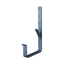 Universeel goot beugel | Veer / Neus | Staal | Ø 125 mm | 7016 - Antracietgrijs | Lengte = 21 cm #1