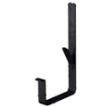 Universeel goot beugel | Veer / Neus | Staal | Ø 125 mm | 9005 - Gitzwart | Lengte = 21 cm #1