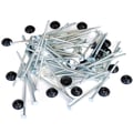 Verzinkte nagels | Voor montage profieltop op houten constructie | 2,8 x 70 mm | Zwart #3