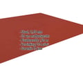 Vlakke plaat | Staal 0,50 mm | 35 µm Mattpolyester | 29 - Rood #2