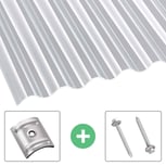 Acrylaat golfplaat | 76/18 | Voordeelpakket