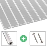 Acrylaat kanaalplaat | 16 mm | Profiel A4 | Voordeelpakket