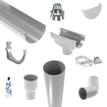 Kunststof dakgoot voordeelpakket 4,00 m