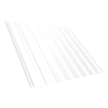 Damwandplaat T20M | Dak Staal 0,75 mm | 25 µm Polyester | 9010 - Zuiverwit Damwandplaat T20M | Dak