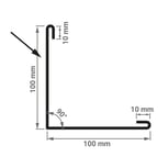 Buitenhoek | 100 x 100 x 2000 mm