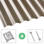 Polycarbonaat golfplaat | 76/18 | Voordeelpakket