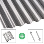 Polycarbonaat golfplaat | 76/18 | Voordeelpakket