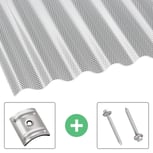 Polycarbonaat golfplaat | 76/18 | Voordeelpakket