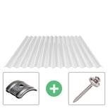 Polycarbonaat golfplaat | 76/18 | Voordeelpakket