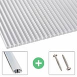 Polycarbonaat kanaalplaat | 16 mm | Profiel A1 | Voordeelpakket