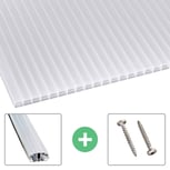 Polycarbonaat kanaalplaat | 16 mm | Profiel A1 | Voordeelpakket