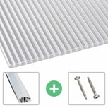 Polycarbonaat kanaalplaat | 16 mm | Profiel A1 | Voordeelpakket