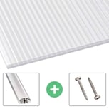 Polycarbonaat kanaalplaat | 16 mm | Profiel A4 | Voordeelpakket