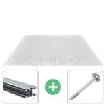 Polycarbonaat kanaalplaat | 16 mm | Profiel ECO | Voordeelpakket