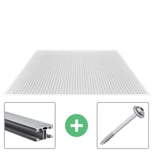 Polycarbonaat kanaalplaat | 16 mm | Profiel ECO | Voordeelpakket