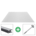 Polycarbonaat kanaalplaat | 16 mm | Profiel ECO | Voordeelpakket